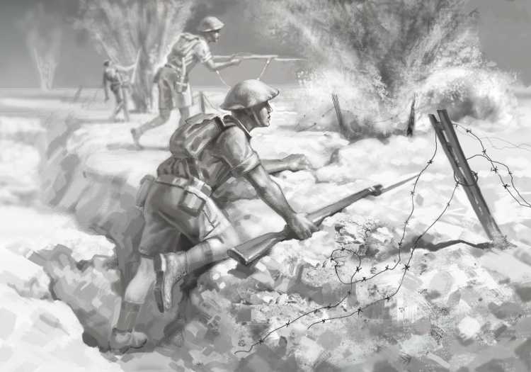 Нарисовать памятник Мамаев Курган