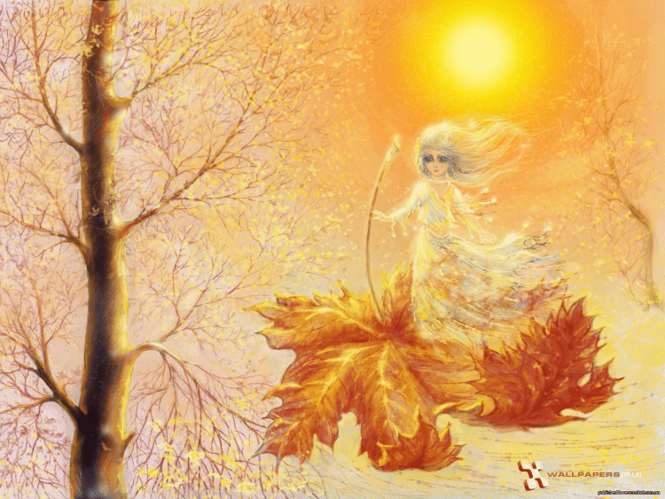 Золотая осень рисунок