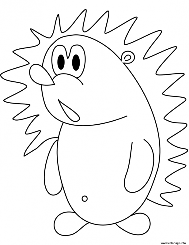 Ежик красками