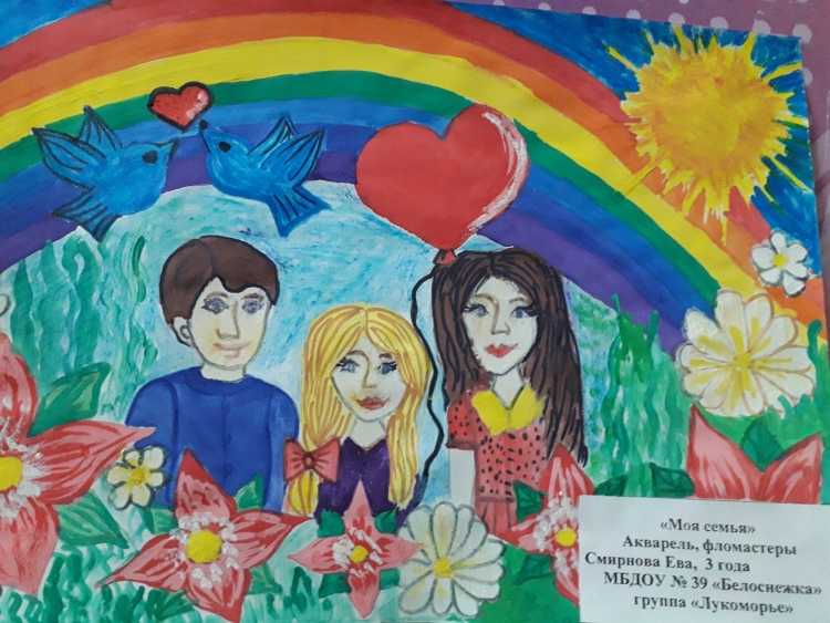 Иллюстрации на тему семья