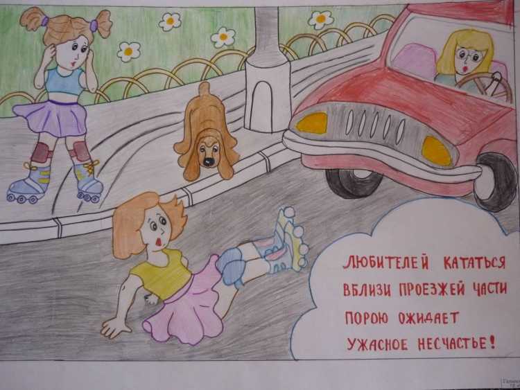 Рисунки правил дорожного движения