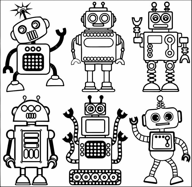 Робот детский рисунок