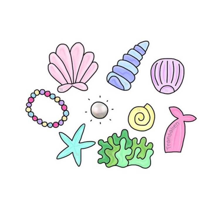 Маленькие рисунки для срисовки лето