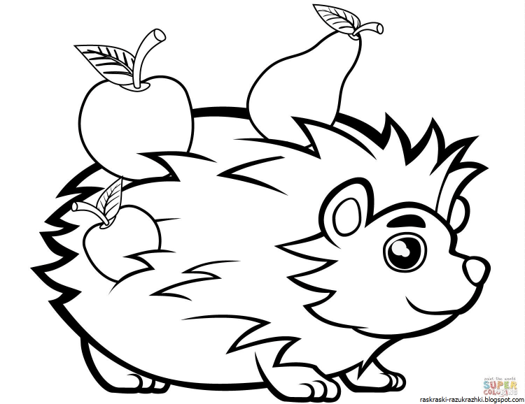 Ежики мультяшные милые