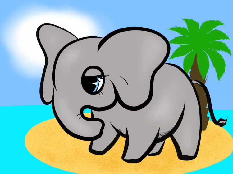 Нарисовать слона