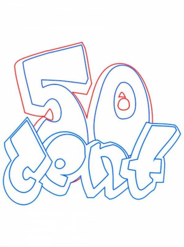 Рисунки карандашом для начинающих граффити