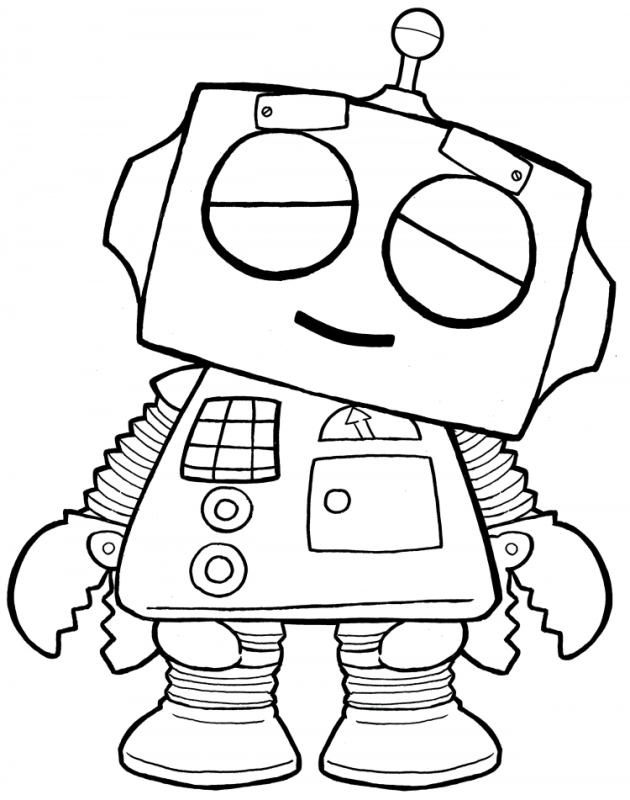 Робот рисунок