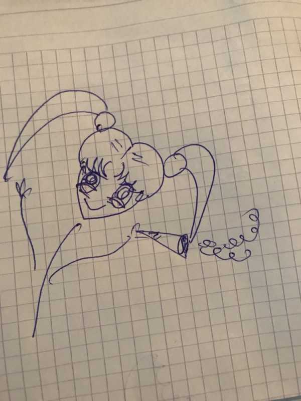 Человечек с ручкой