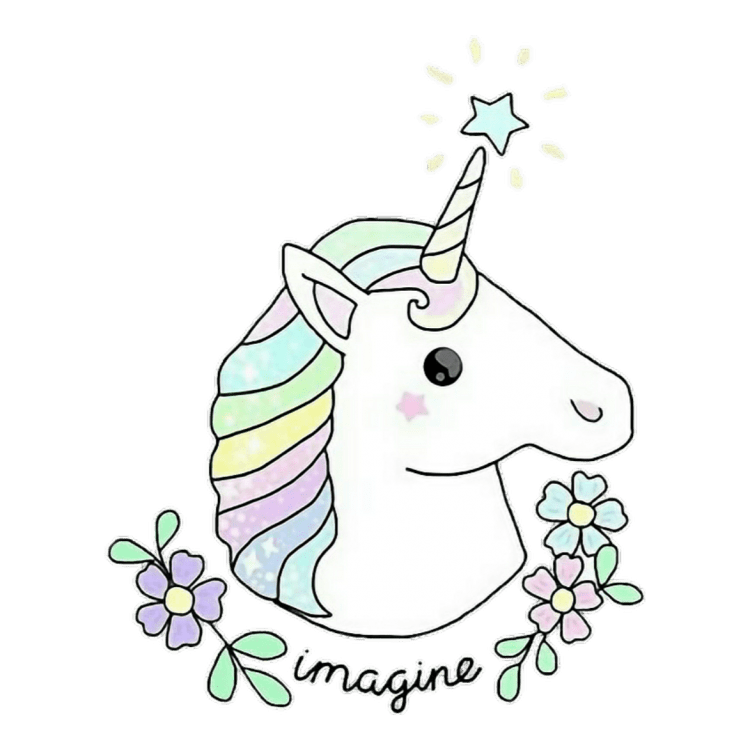 Единорожки для срисовки