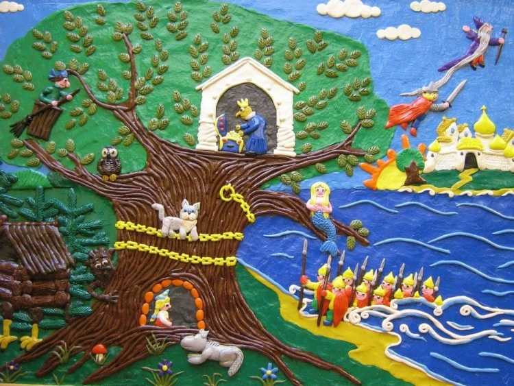 Чудо из Лукоморья рисунок