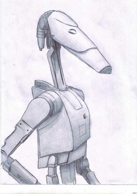 Звездные войны дроиды нарисованные