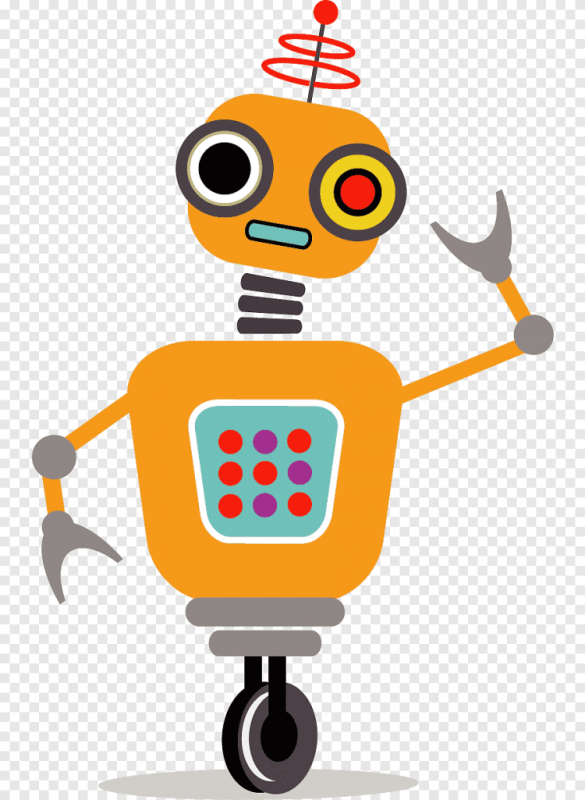 Робот раскраска для детей