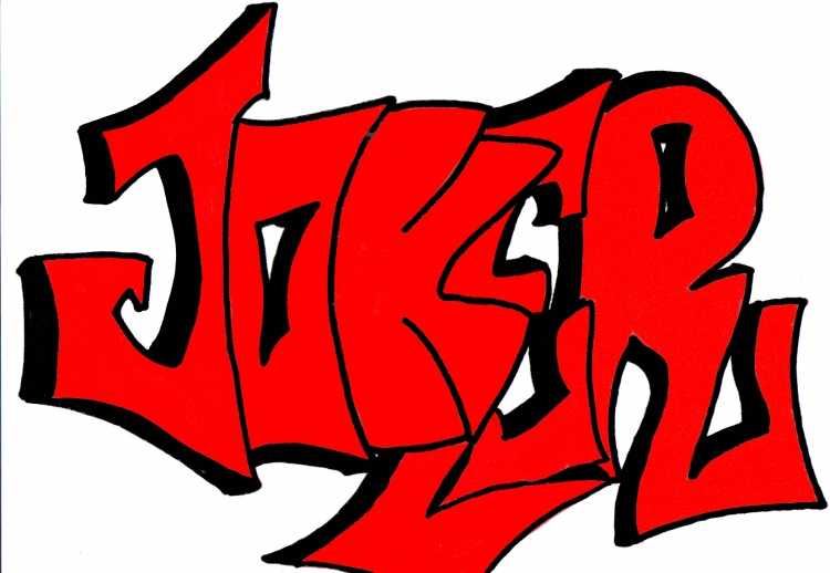 Легкие граффити на листе