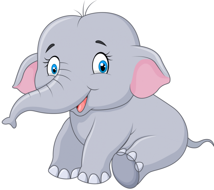 Слонёнок мультяшный