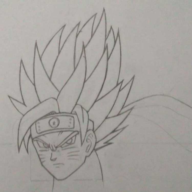 Наруто скетч Какаши