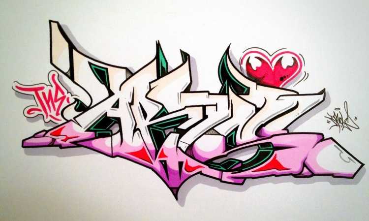 Красивые рисунки граффити