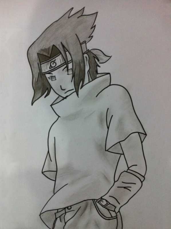 Рисунки для срисовки знак Наруто