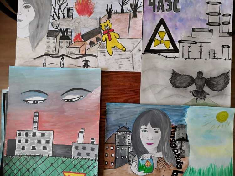 Чернобыль рисунки на конкурс