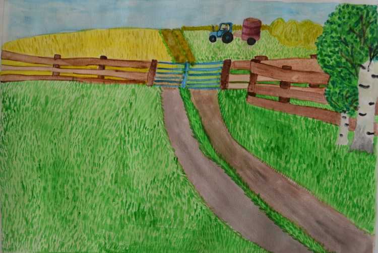 Рисунок на тему малая Родина