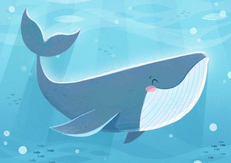 Кит мультяшный