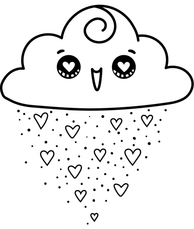 Раскраски Каваи