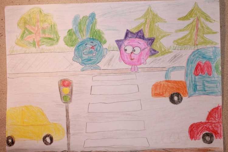 Безопасность глазами детей рисунки