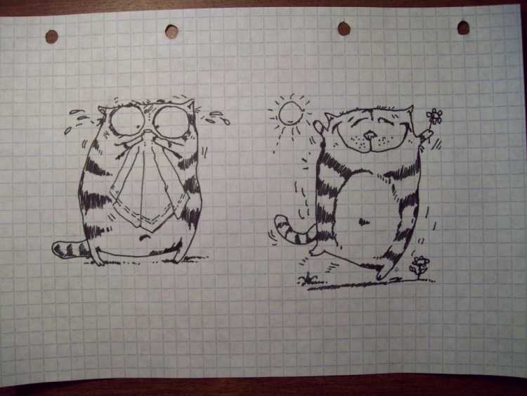 Рисунки ручкой прикольные