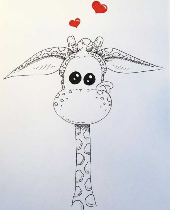 Лёгкие рисунки ручкой