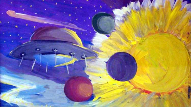 Изобразительное искусство космос 3 класс