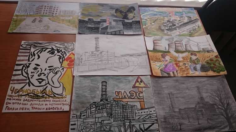 Чернобыльская авария плакат