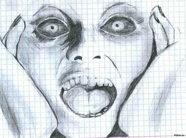 Страшные раскраски