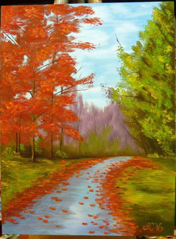 Рисунок на тему осень