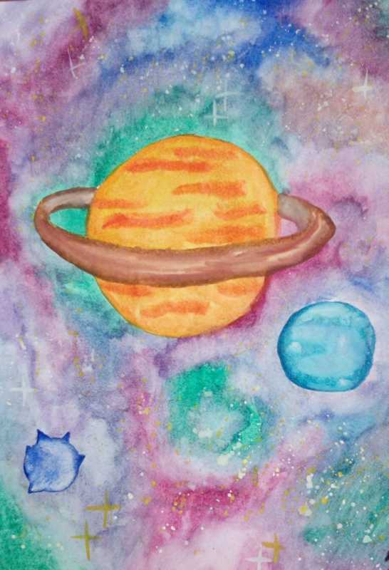 Рисование космос