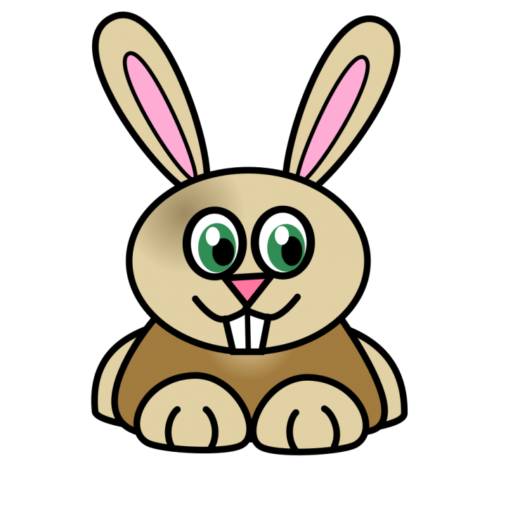 Раскраска зайчик