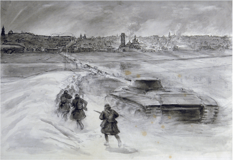 Рисунок на тему Великая Отечественная война