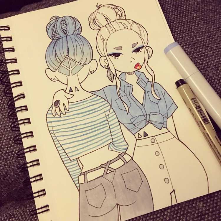 Рисунки для скетчбука