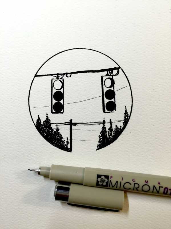 Рисунки для скетчбука черной ручкой