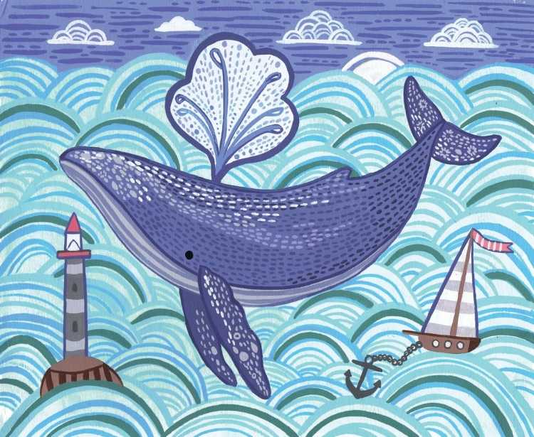 Кит для рисования