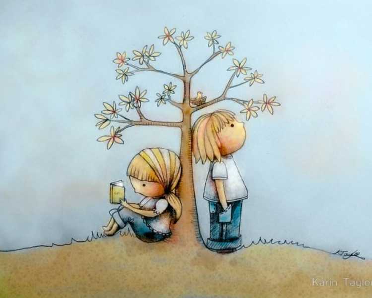 Душевные детские иллюстрации