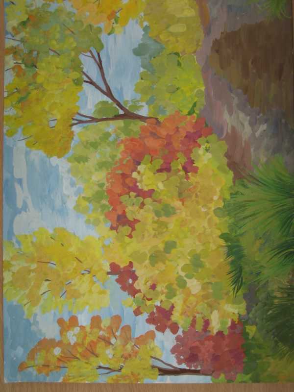 Краски осени рисунок