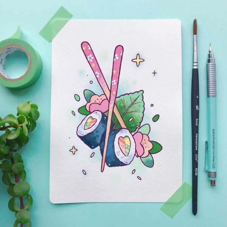 Рисунки для скетчбука лёгкие