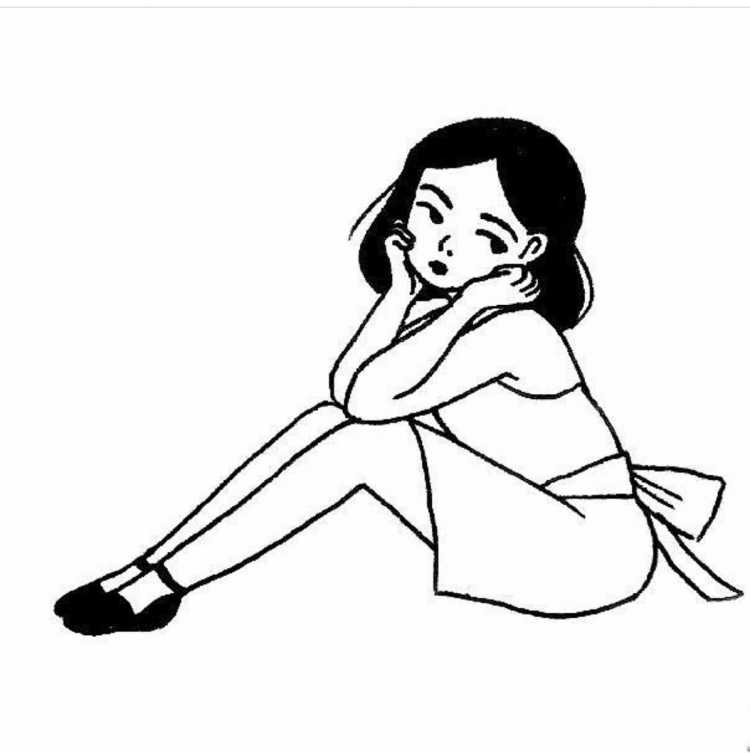 Чёрно-белые картинки для срисовки лёгкие