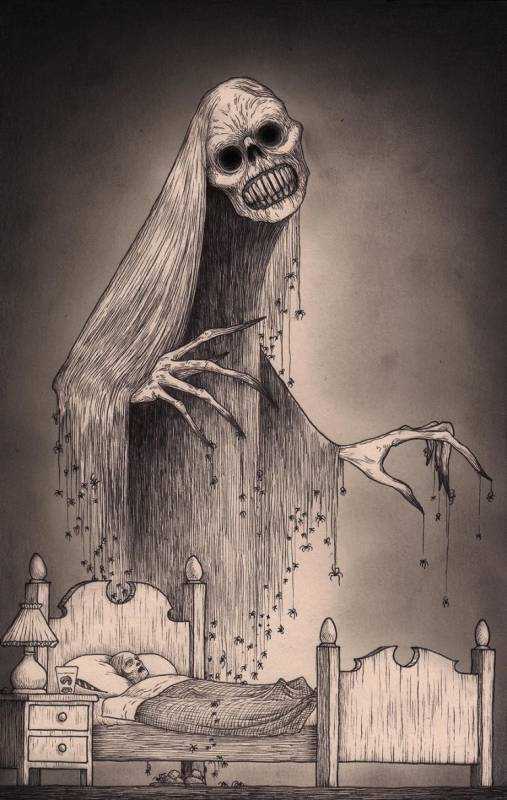 Раскраски страшные клоуны