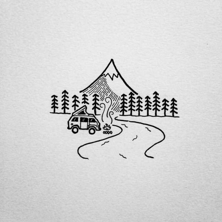 Минимализм ручкой