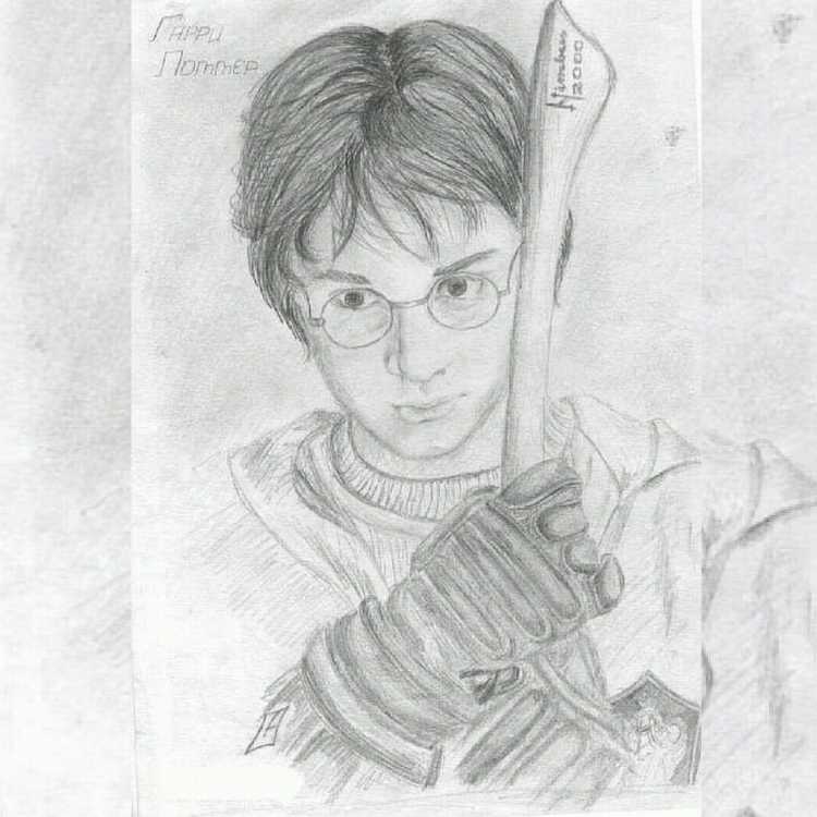 Гарри Джеймс Поттер для срисовки