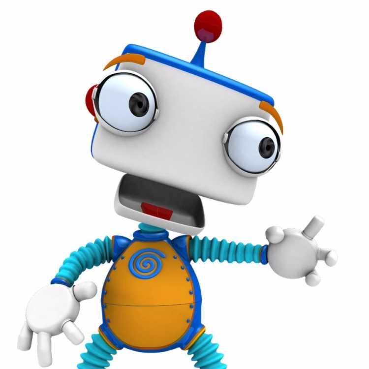 Робот детский вектор