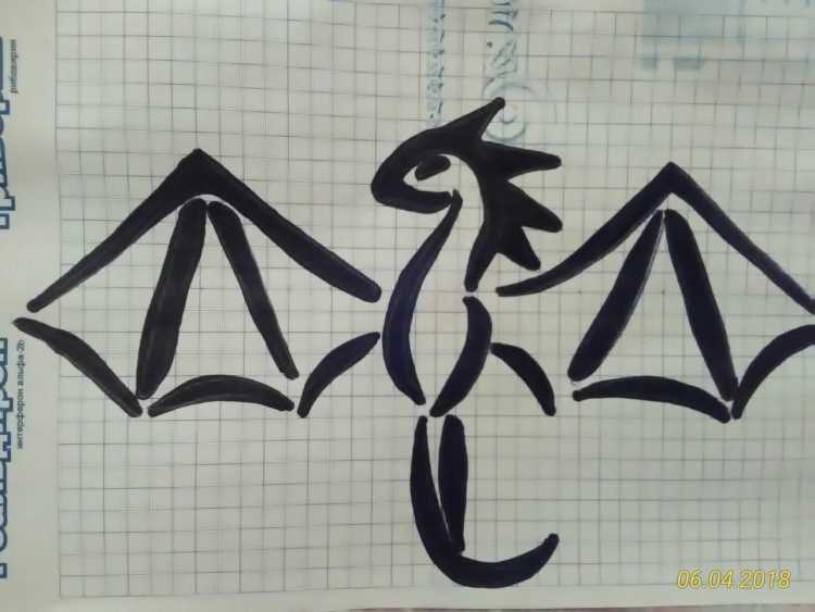 Рисунки чёрным фломастером для начинающих