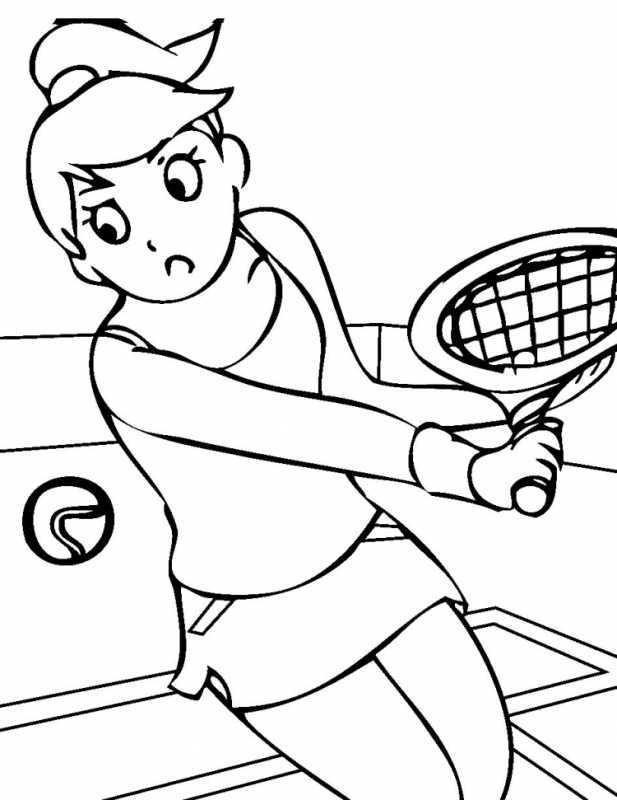 Детский рисунок спорт