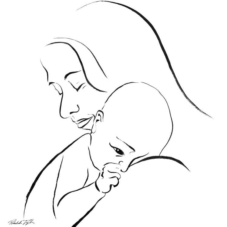 Срисовки на день матери