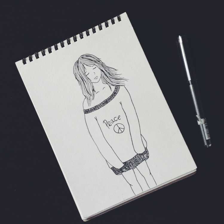 Срисовки для скетчбука легкие карандашом